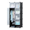 Plastic battery cabinet-black