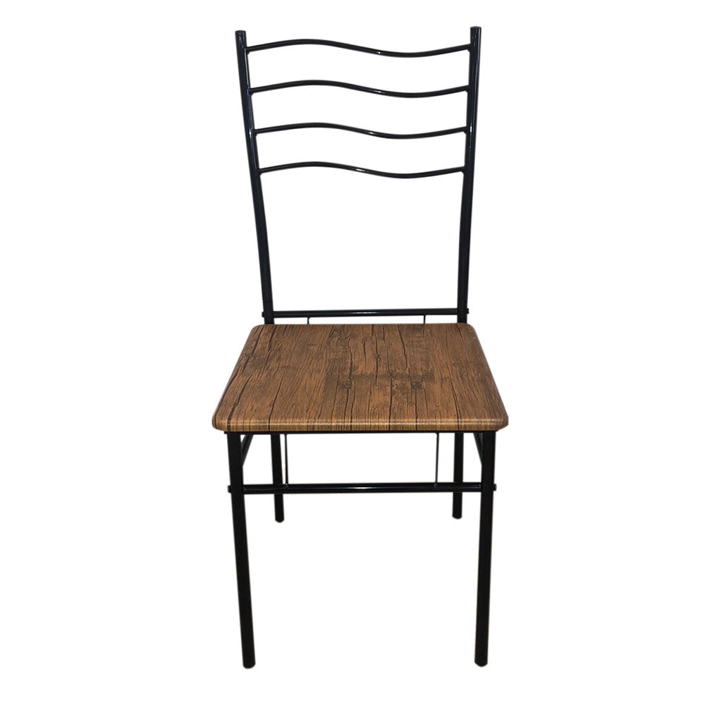 Metal frame dining table with 4 chairs - Image 5