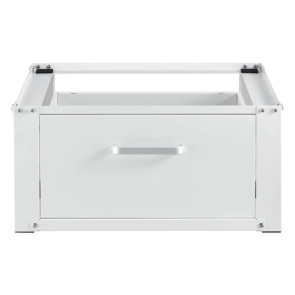 Washing machine stand with drawers