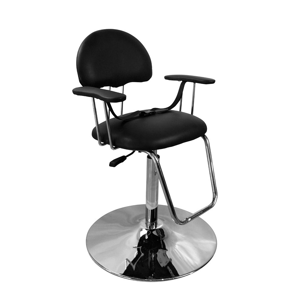 Children's barber chair, black