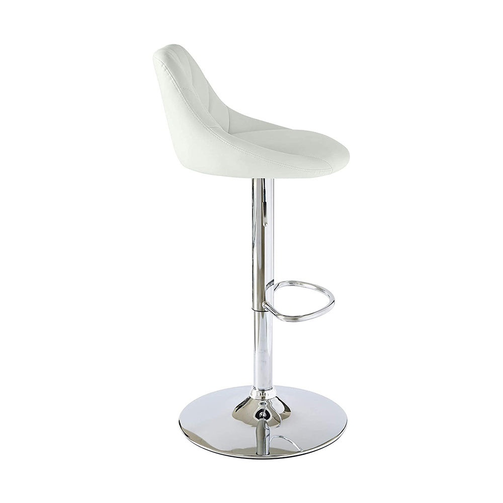 2 barstools with backs, 2 colors - white - Image 2