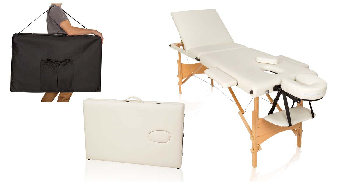 3-zone, portable massage bed - Image 2