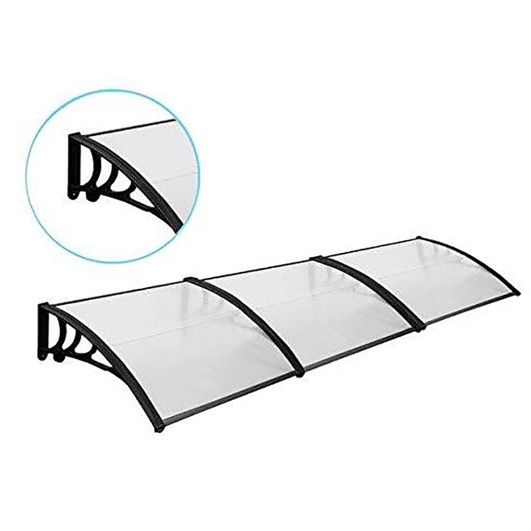 Plastic canopy in several sizes and colors-300x90 cm-black