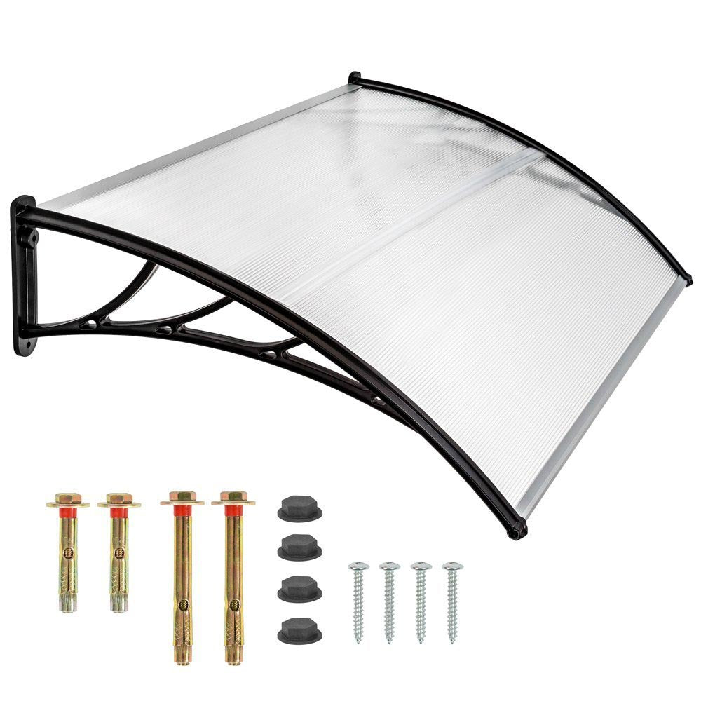 Plastic canopy in several sizes and colors-120x90 cm-black