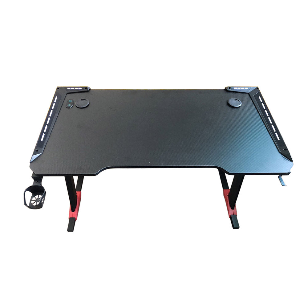 Professional gamer table with carbon fiber coating and LED lighting - Image 3
