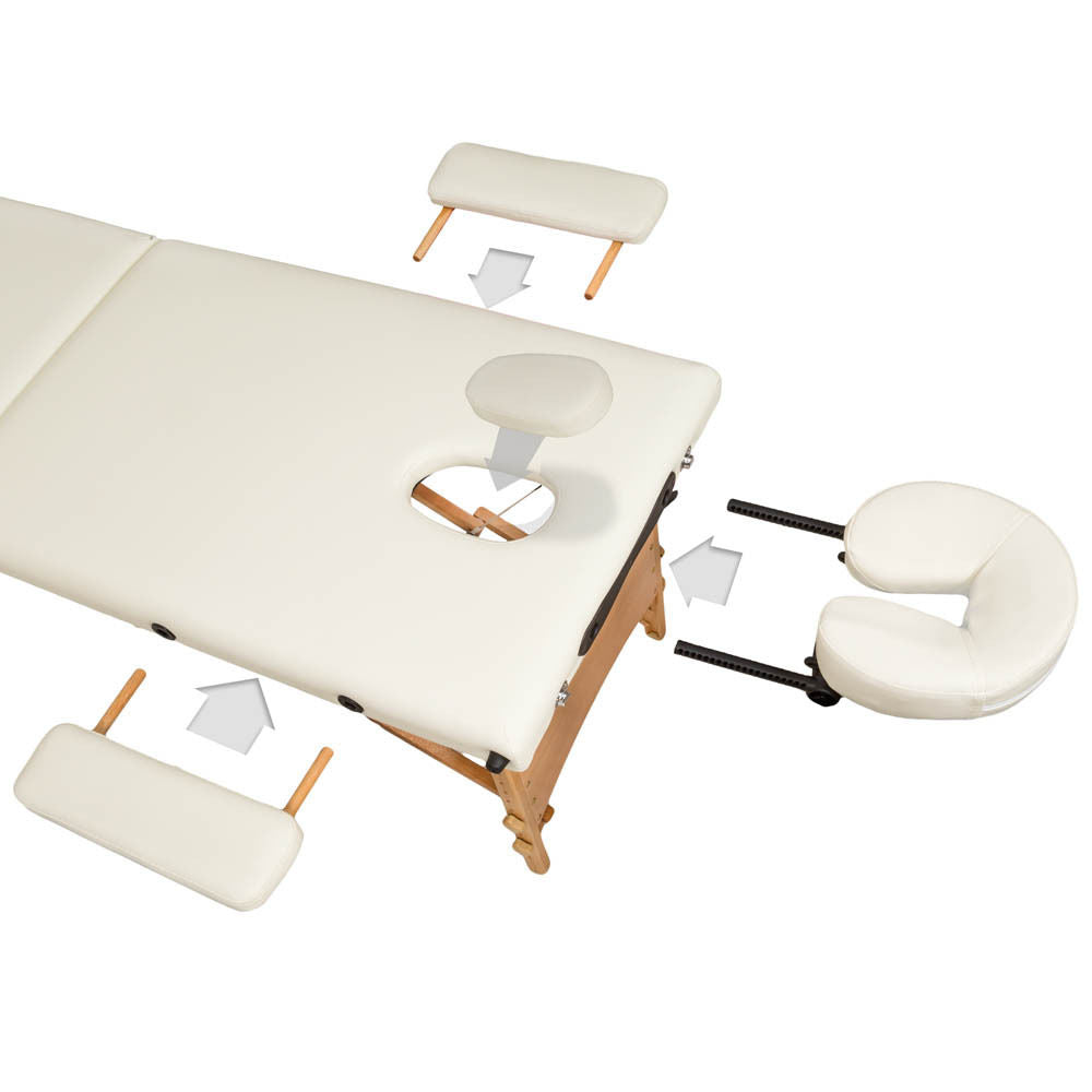3-zone, portable massage bed - Image 3