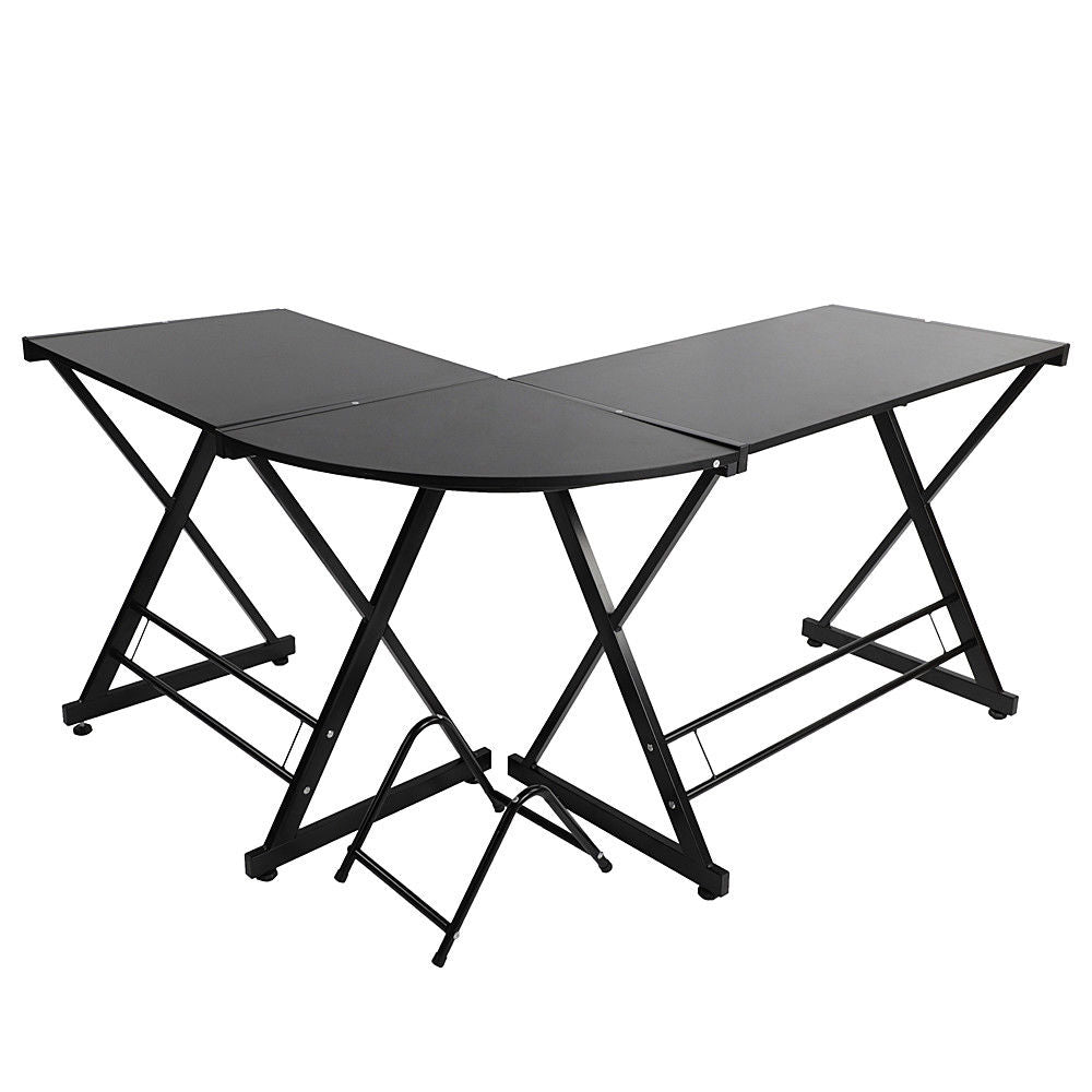 L-shaped desk-black - Image 4