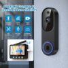 Wireless Video Doorbell Camera with Night Vision and Two-Way Audio