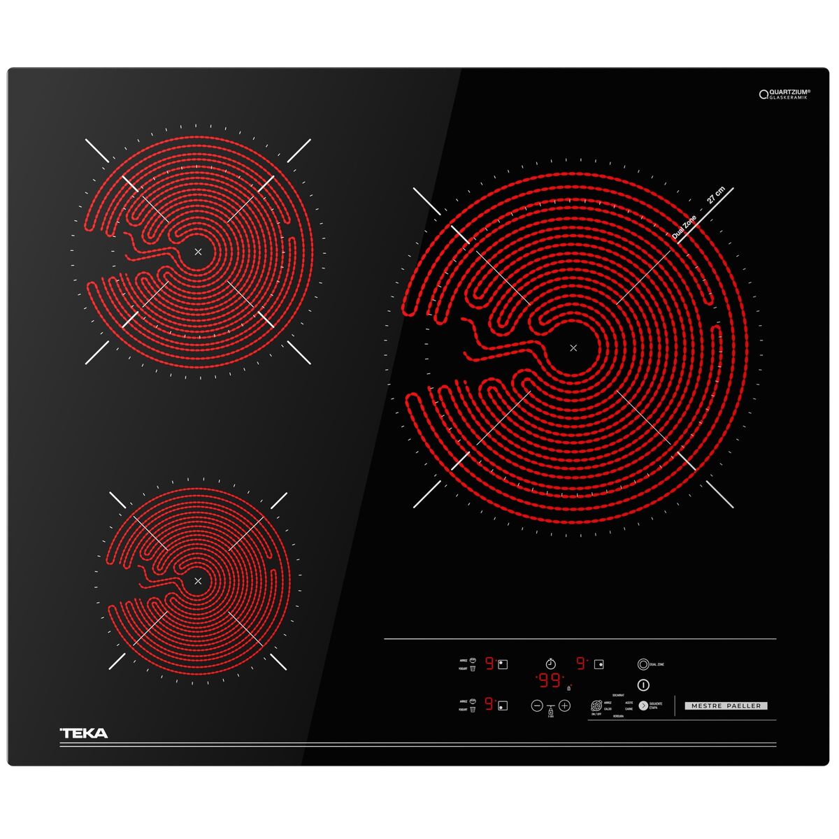 Glass-Ceramic Hob Teka TBC63620 5300 w