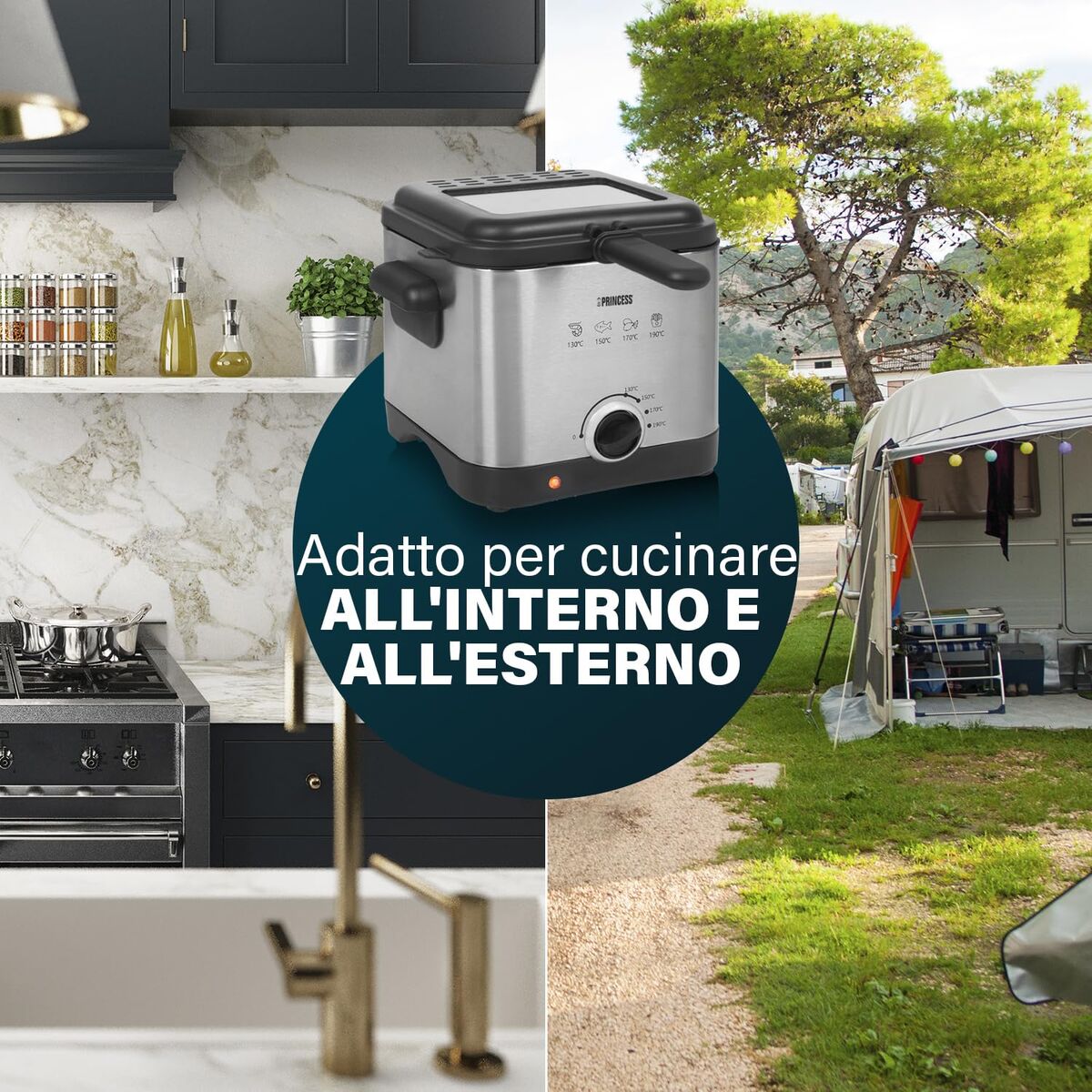 Deep-fat Fryer Princess 01.182612.01.001MINIFREIDORA Steel 1000 W 1,5 L - Image 8