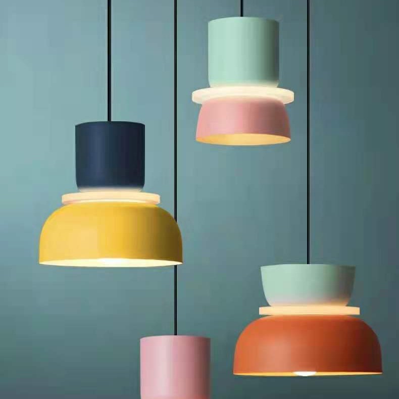 Nordic Colourful Adjustable LED Pendant Light