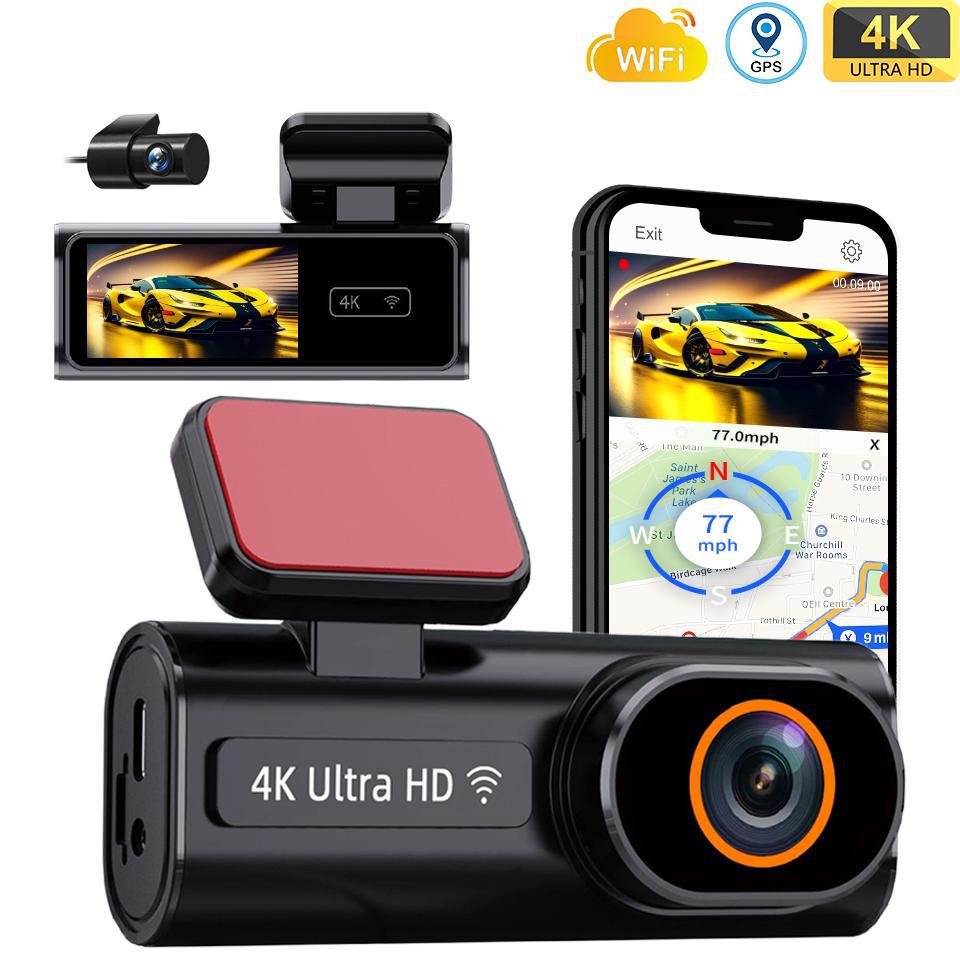 4k Ultra HD Dash Cam Front & Rear with Night Vision