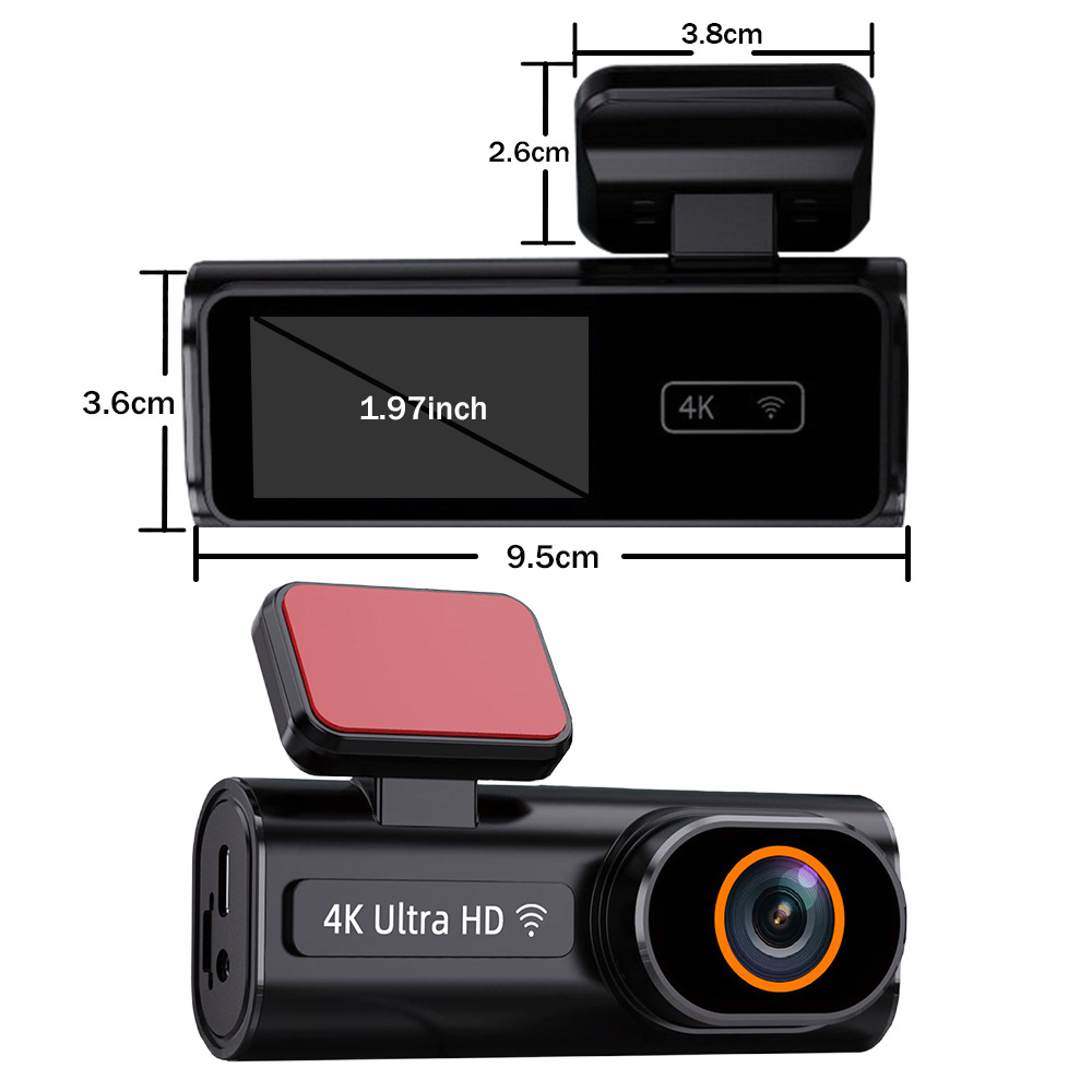 4k Ultra HD Dash Cam Front & Rear with Night Vision - Image 5