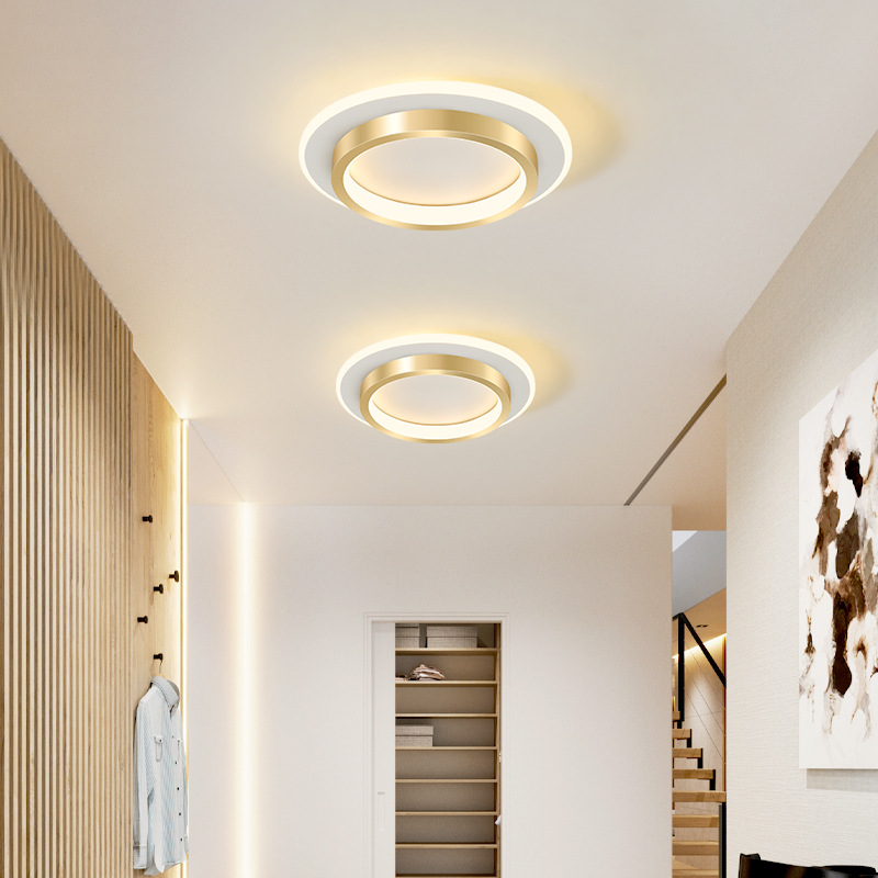 Nordic Minimalist Circular LED Flush Mount Ceiling Light