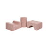 Aesthetic Shape Set 3-Elements - Powder Pink