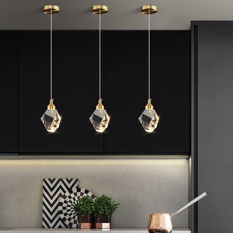 Modern Luxury Sparkling Crystal Diamond Pendant Light