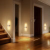 Nordic Crystal Motion Sensor Wall Light Magnetic Installation