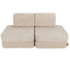 Small Modular Sofa for Kids - Slimcord Ecru