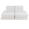 Small Modular Sofa for Kids - White Boucle