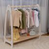Arched Clothing Rack For Children - Large White