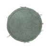 Baby Nest & Play Mat With Crib Bumper Braid - Olive Green