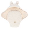 Baby Swaddle with Bear Ears – Bearly Cream