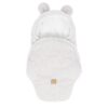 Baby Swaddle with Bear Ears – Bearly Off-White