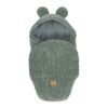 Baby Swaddle with Bear Ears – Olive Green