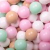 Ball Pit Balls 200pcs - Beige/Mint/White/Pastel Pink