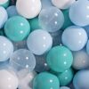 Ball Pit Balls 200pcs - Blue/Turquoise/Transparent/White