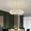 Modern Luxury Crystal Ring Chandelier