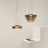 Minimalist Nordic 3 Layer Glass Mix Pendant Light
