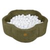 Foam Baby Ball Pit - Aesthetic Khaki Flower