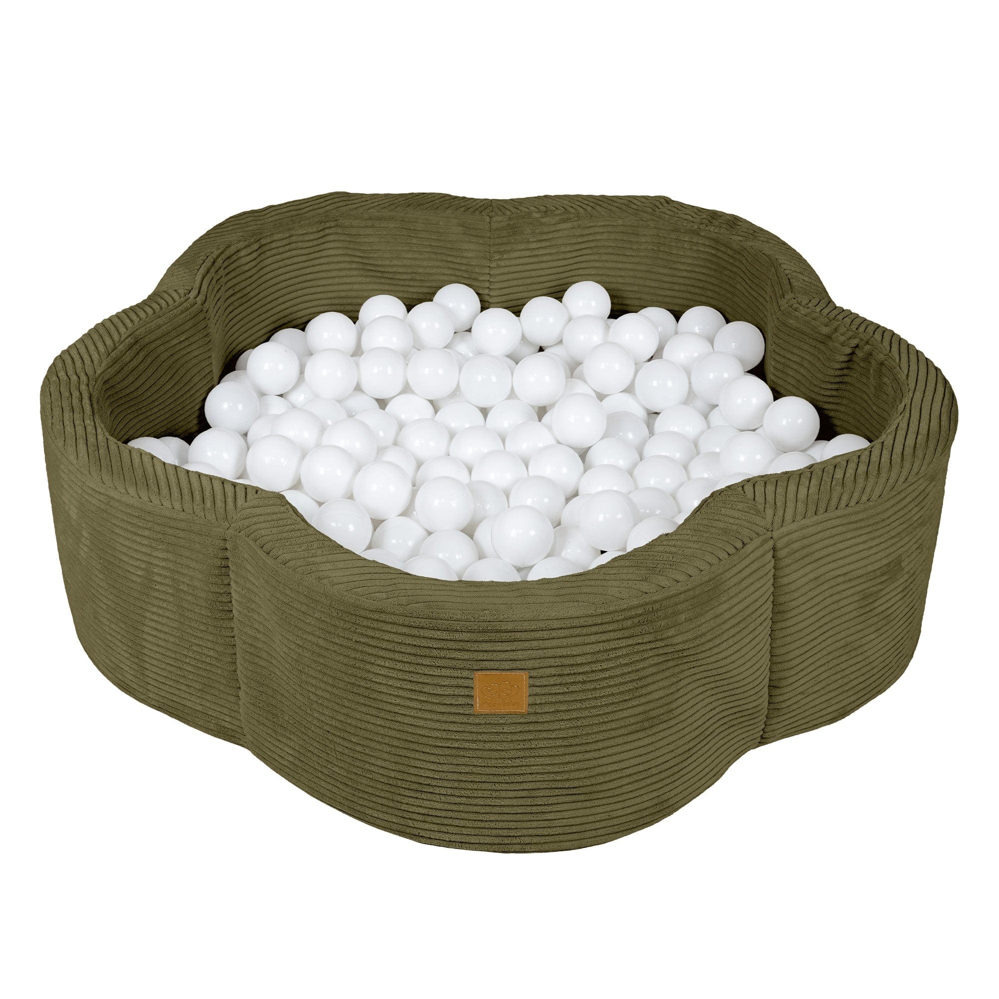 Foam Baby Ball Pit - Aesthetic Khaki Flower
