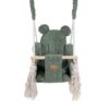 Indoor Baby Swing, Teddy - Olive Green