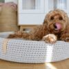 Lukko Dog Bed - Light Grey