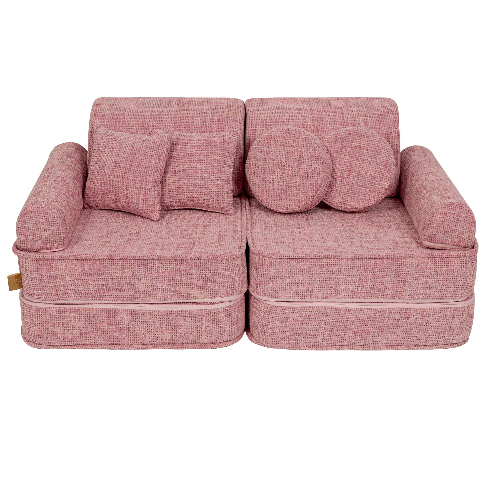 Medium Modular Sofa for Kids - Tangle Bubblegum Pink
