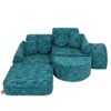 Medium Modular Sofa for Kids - Tangle Lagoon Blue Plus