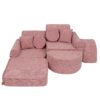 Medium Modular Sofa for Kids - Tangle Bubblegum Pink Plus