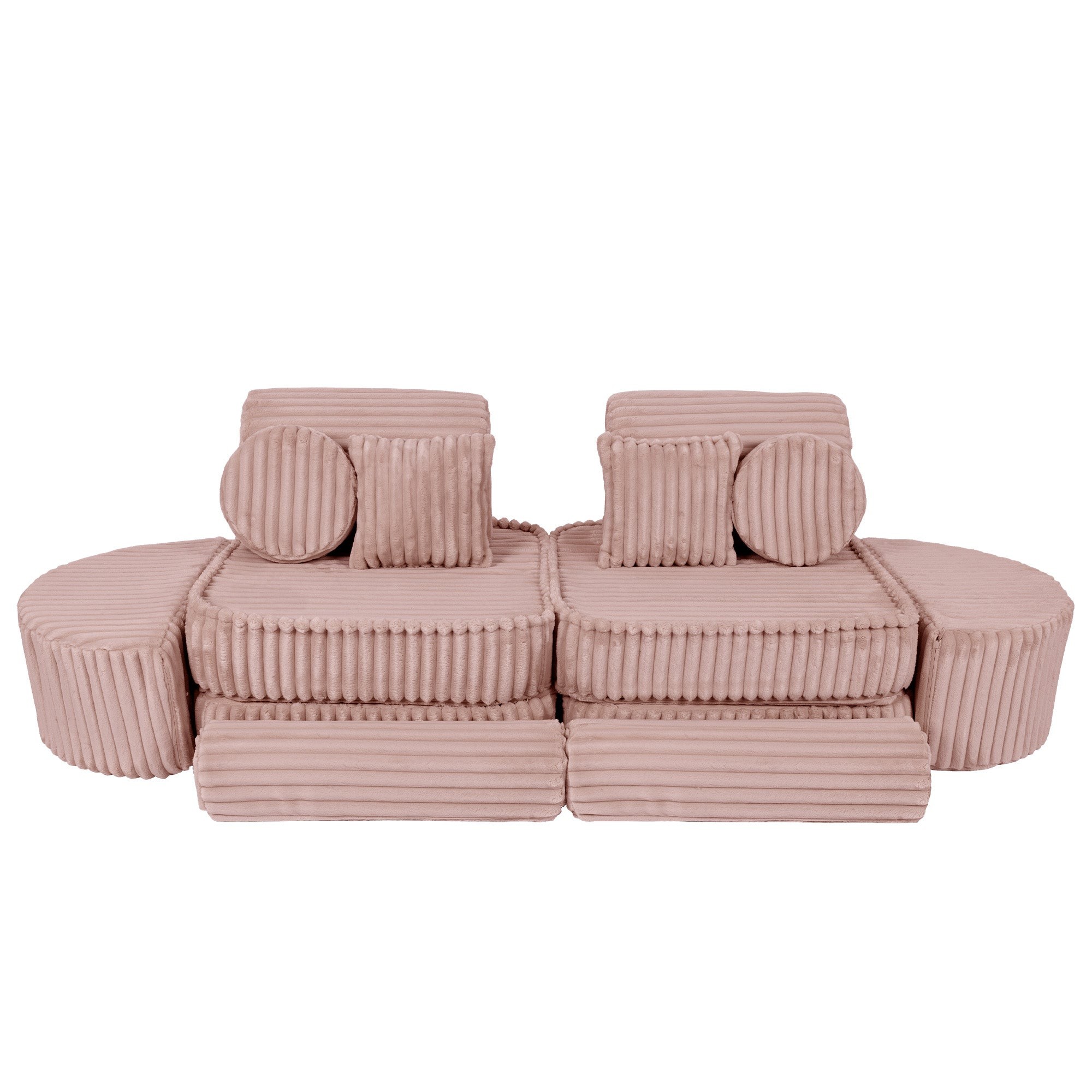 Medium Modular Sofa for Kids - Churros Pink Plus