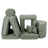 Medium Modular Sofa for Kids - Churros Sage Green Plus