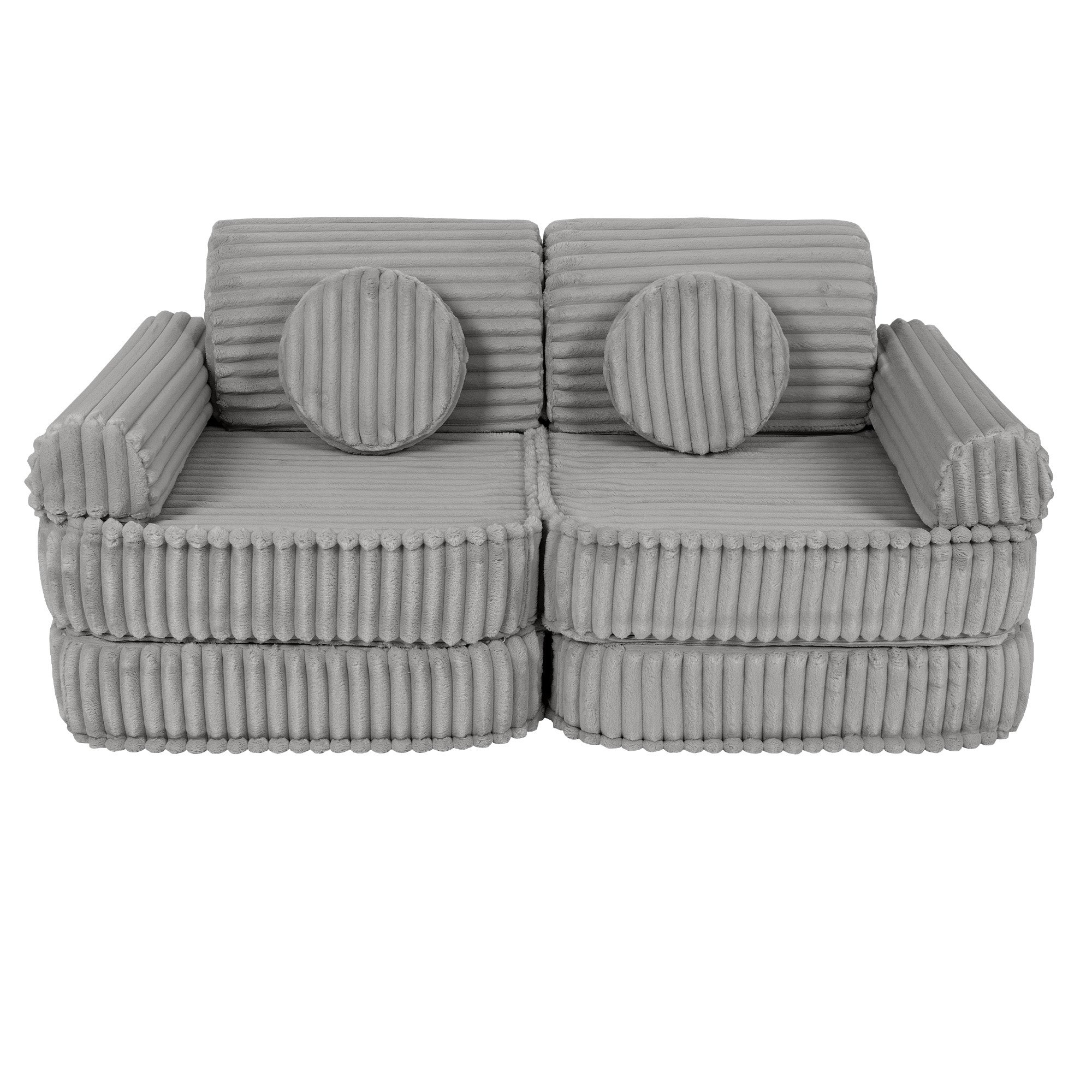 Medium Modular Sofa for Kids - Churros Moon Grey
