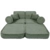 Medium Modular Sofa for Kids - Churros Sage Green
