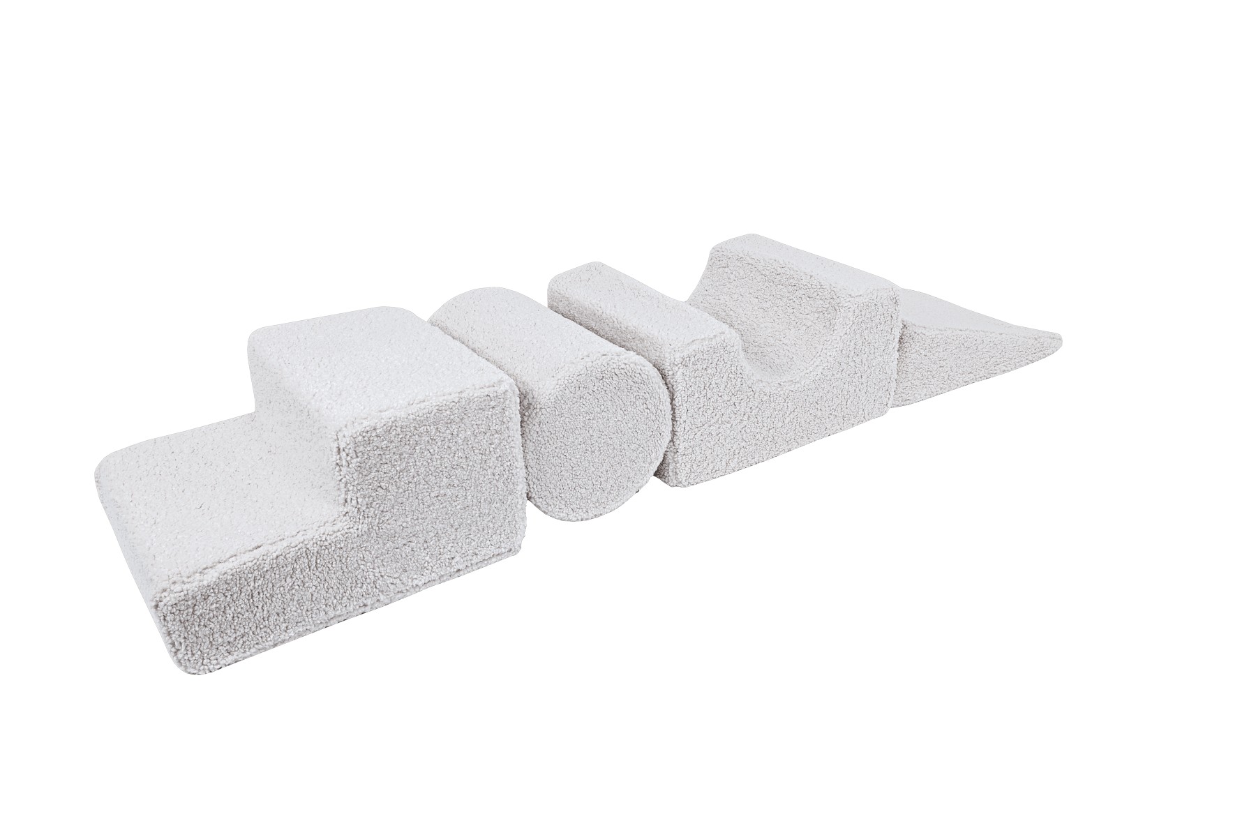 MeowBaby® Bearly Shape Set with 4 Elements - White