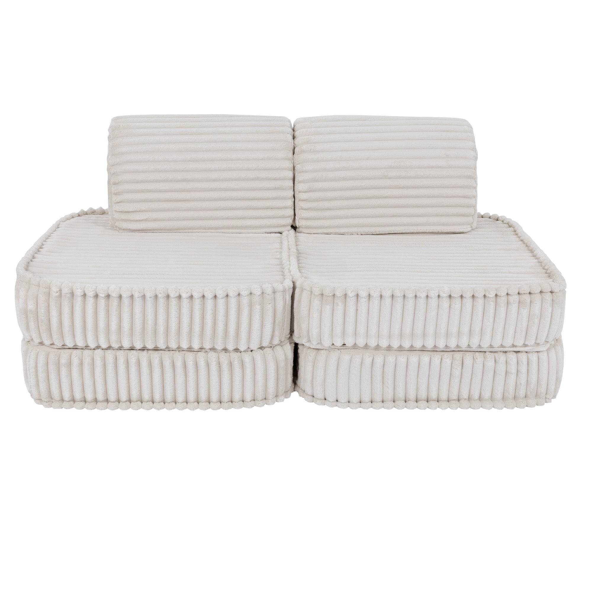 Small Modular Sofa for Kids - Churros White
