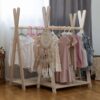 Tipi Clothing Rack For Children - Large Natural Wood