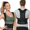 Comfyfit - Posture Corrector Back Brace for Men and Women, Back Spine Neck Shoulder Support & Pain Relief