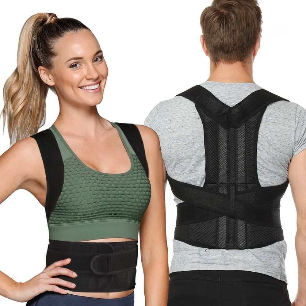 Comfyfit - Posture Corrector Back Brace for Men and Women, Back Spine Neck Shoulder Support & Pain Relief