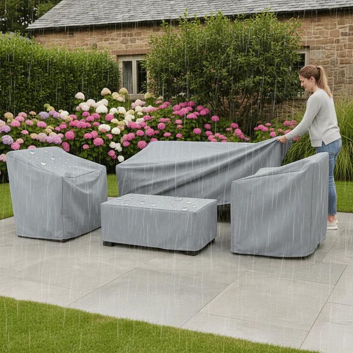 Furniguard - Outdoor Garden Furniture Covers, Premium Oxford Fabric, Multiple Sizes, Waterproof, Windproof, Anti-UV