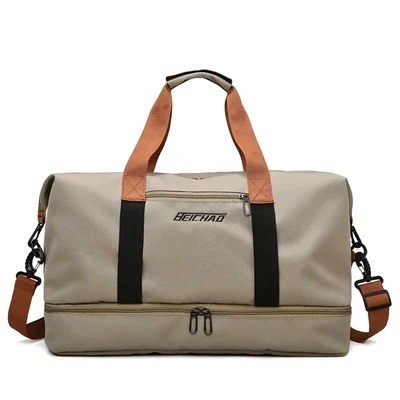 Movara - Fitness Travel Bag,  Large Capacity, Wet/Dry Separation, Unisex Shoulder Duffle Bag